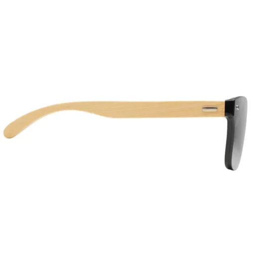 Gift Campaign Occhiali da sole con logo lenti specchiate UV400 aste Bamboo Beach> Occhiali Da Sole Personalizzati