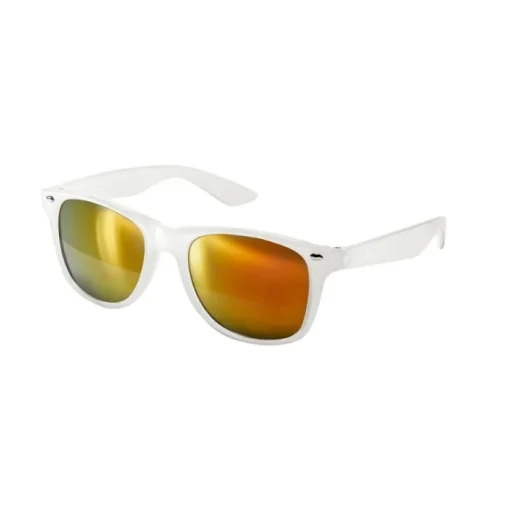 Gift Campaign Occhiali da sole lenti specchiate montatura bianca UV400 Bayside> Occhiali Da Sole Personalizzati