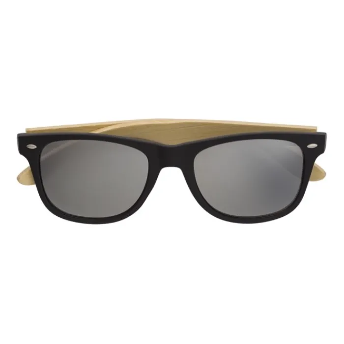 Gift Campaign Occhiali da sole vintage stanghette bamboo lenti specchiate BeachWood> Occhiali Da Sole Personalizzati