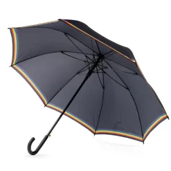 Gift Campaign Ombrello automatico a 8 pannelli in pongee con strisce arcobaleno Ø120><noscript><img width=