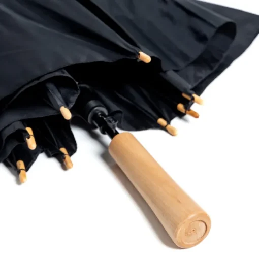 Gift Campaign Ombrello automatico con manico in legno 8 pannelli e Ø106> Ombrelli Antivento
