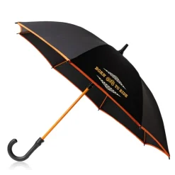 Gift Campaign Ombrello automatico in fibra di vetro e pongee con bordo colorato Ø103><noscript><img width=