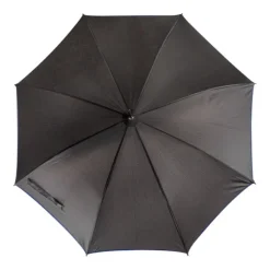 Gift Campaign Ombrello con copertura in pongee 190T di nera con bordo colorato Ø105> Ombrelli Classici