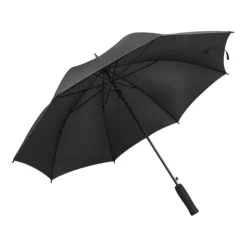 Gift Campaign Ombrello con copertura in pongee 190T di nera con bordo colorato Ø105></noscript> Ombrelli Classici