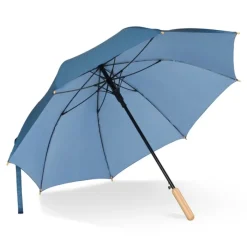 Gift Campaign Ombrello in rPET da 25'' a prova di tormenta con manico in legno Ø103></noscript> Ombrelli Antivento