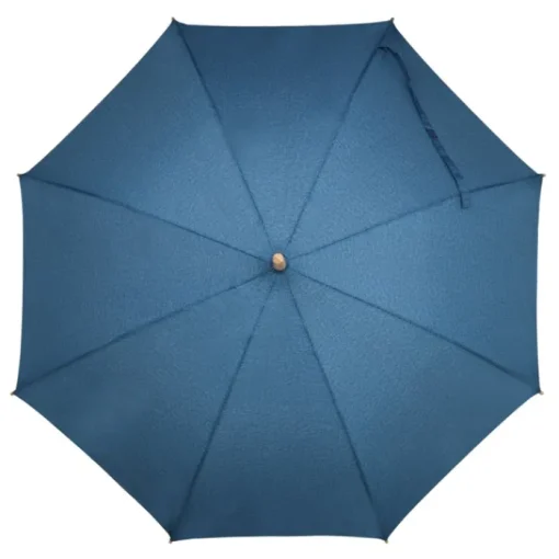 Gift Campaign Ombrello in rPET da 25'' a prova di tormenta con manico in legno Ø103> Ombrelli Antivento
