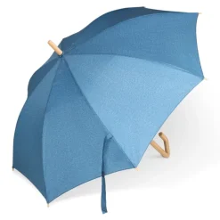 Gift Campaign Ombrello in rPET da 23'' con particolare manico e punte in legno Ø103></noscript> Ombrelli Antivento