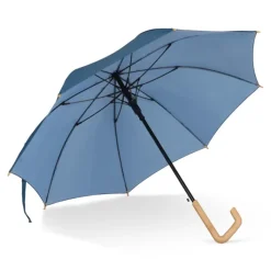 Gift Campaign Ombrello in rPET da 23'' con particolare manico e punte in legno Ø103></noscript> Ombrelli Antivento