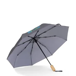 Gift Campaign Ombrello pieghevole con logo da 21'', in rPET con manico in legno Ø94><noscript><img width=
