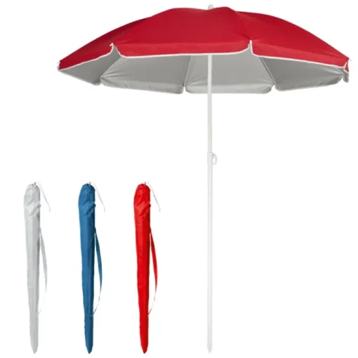 Gift Campaign Ombrelloni da spiaggia personalizzati in poliestere 210T Ø1,4m Duocolor> Gadget Da Mare