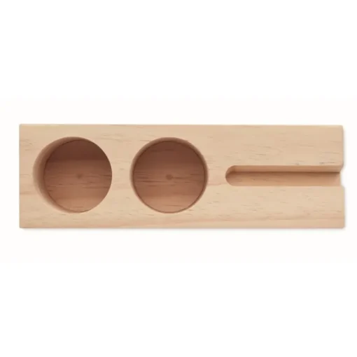 Gift Campaign Organizer da scrivania con logo in con semi piantabili Wood> Gadget Per L'Ufficio
