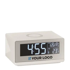 Gift Campaign Orologio da tavolo con stazione meteo e caricatore wireles Morning></noscript> Altri Gadget Pubblicitari