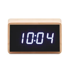 Gift Campaign Orologio sveglia in bambù con display a LED personalizzato Bamboo></noscript> Altri Gadget Pubblicitari