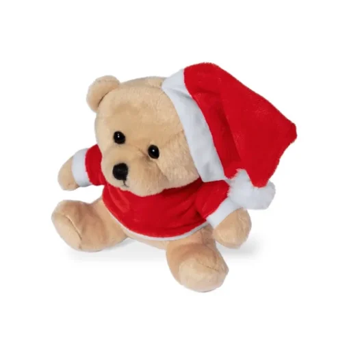 Gift Campaign Orsetto di peluche con maglietta personalizzata e cappello natalizio> Gadget Natalizi