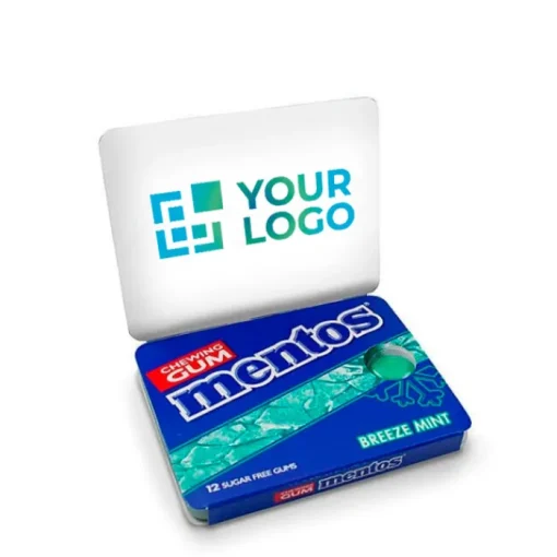 Gift Campaign Pacchetto di 12 gomme da masticare senza zucchero Mentos Breeze Mint> Mentine E Gomme Da Masticare