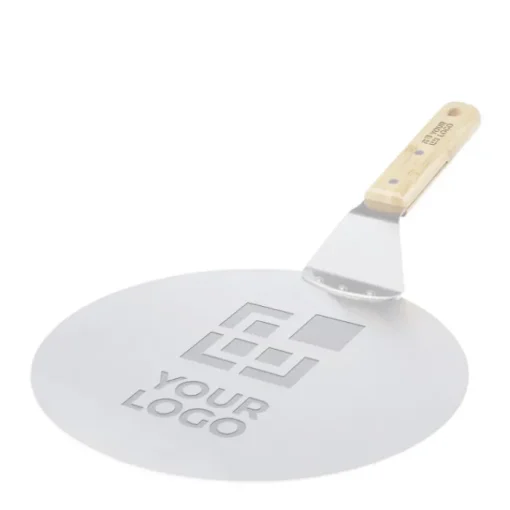 Gift Campaign Pala per pizza in acciaio con manico in legno personalizzabile con logo> Altri Utensili Da Cucina