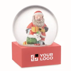 Gift Campaign Palla di neve con Babbo Natale all'interno con base in poli resina></noscript> Gadget Natalizi
