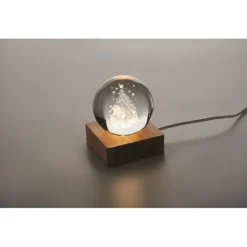 Gift Campaign Palla di neve natalizia con luce LED da 100lm su base in caucciù></noscript> Gadget Natalizi