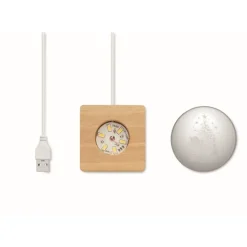 Gift Campaign Palla di neve natalizia con luce LED da 100lm su base in caucciù></noscript> Gadget Natalizi