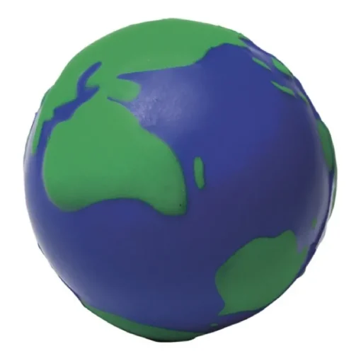 Gift Campaign Pallina antistress in PU con disegno raffigurante il mondo> Palline Antistress