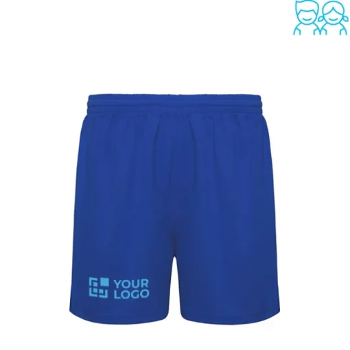 Gift Campaign Pantaloncini sportivi da bambino in 100% poliestere da 140 g/m2 Roly> Pantaloni
