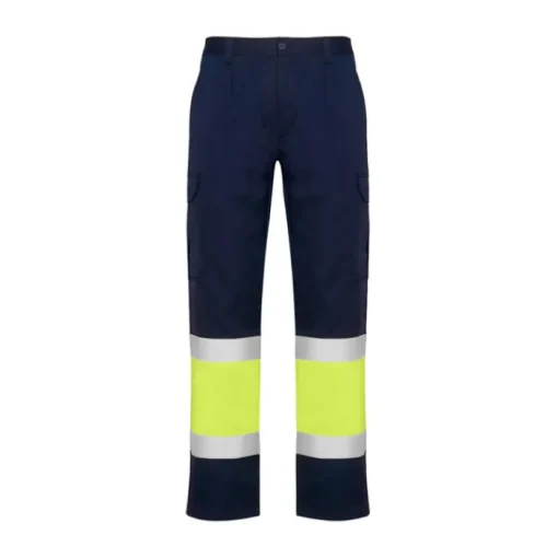 Gift Campaign Pantaloni da lavoro ad alta visibilità con tasche 200 g/m2 Roly Naos> Pantaloni