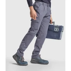 Gift Campaign Pantaloni da lavoro in cotone con vita elastica 240 g/m2 Roly Safety></noscript> Pantaloni