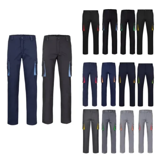 Gift Campaign Pantaloni lavoro multitasche con vita elasticizzata 240 g/m2 Velilla> Pantaloni