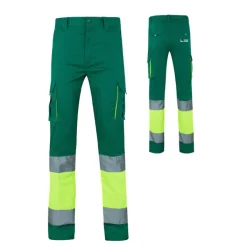 Gift Campaign Pantaloni lavoro strisce riflettenti cotone poliestere 240g/m2 Velilla></noscript> Pantaloni