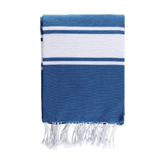 Gift Campaign Pareo bicolore in cotone e poliestere per 2 persone 200 g/m2> Teli Mare|Asciugamani Personalizzati