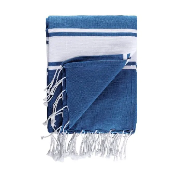 Gift Campaign Pareo bicolore in cotone e poliestere per 2 persone 200 g/m2> Teli Mare|Asciugamani Personalizzati