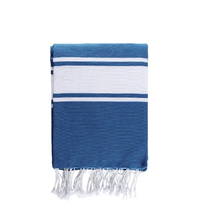 Gift Campaign Pareo bicolore in cotone e poliestere per 2 persone 200 g/m2> Teli Mare|Asciugamani Personalizzati