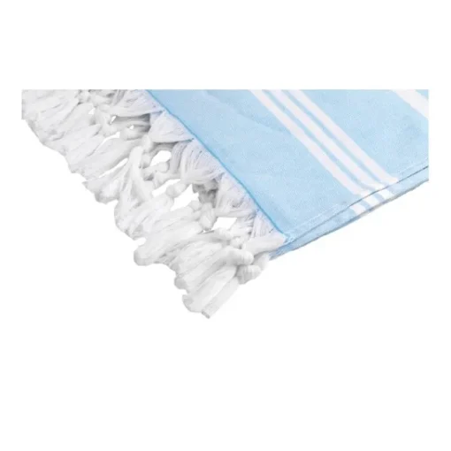 Gift Campaign Pareo con logo in cotone con frange annodate 220 g/m2 Capri> Teli Mare|Asciugamani Personalizzati