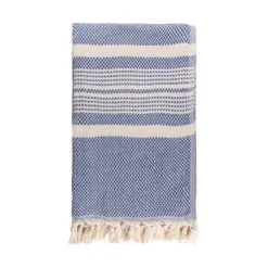 Gift Campaign Pareo con motivo a righe in cotone riciclato da 200 g/m2> Teli Mare|Asciugamani Personalizzati