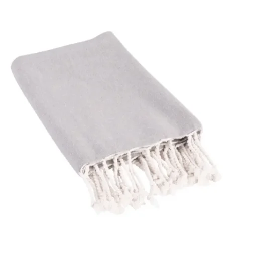 Gift Campaign Pareo in cotone e poliestere monocolore con frange bianche 170 g/m2> Teli Mare|Asciugamani Personalizzati
