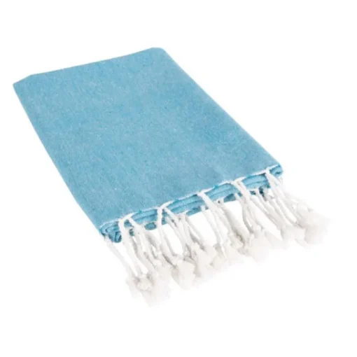 Gift Campaign Pareo in cotone e poliestere monocolore con frange bianche 170 g/m2> Teli Mare|Asciugamani Personalizzati