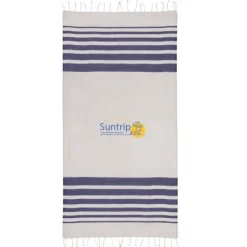 Gift Campaign Pareo in cotone riciclato e poliestere con frange 150 g/m2></noscript> Teli Mare|Asciugamani Personalizzati