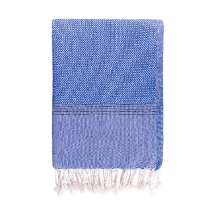 Gift Campaign Pareo monocolore con frange in cotone riciclato e organico 200 g/m2> Teli Mare|Asciugamani Personalizzati