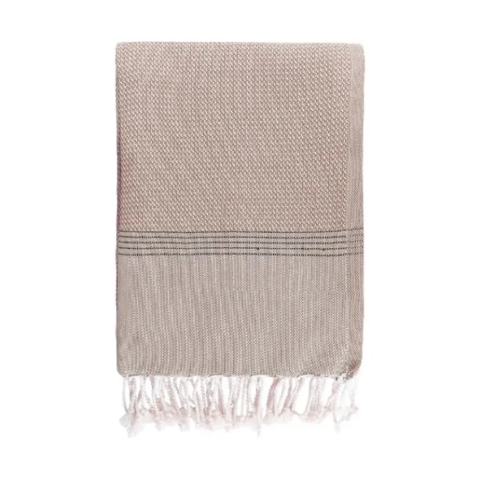 Gift Campaign Pareo monocolore con frange in cotone riciclato e organico 200 g/m2> Teli Mare|Asciugamani Personalizzati