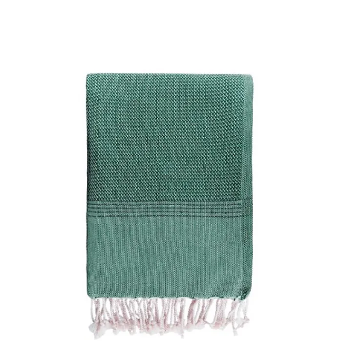 Gift Campaign Pareo monocolore con frange in cotone riciclato e organico 200 g/m2> Teli Mare|Asciugamani Personalizzati