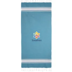 Gift Campaign Pareo promozionale in cotone riciclato e poliestere da 150 g/m2></noscript> Teli Mare|Asciugamani Personalizzati