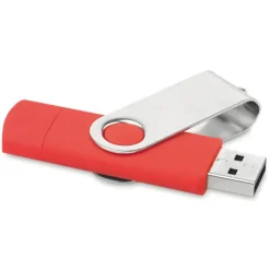 Gift Campaign Pendrive 2.0 con connessione per cellulare OTG Techmate OTG></noscript> Chiavette Usb Economiche