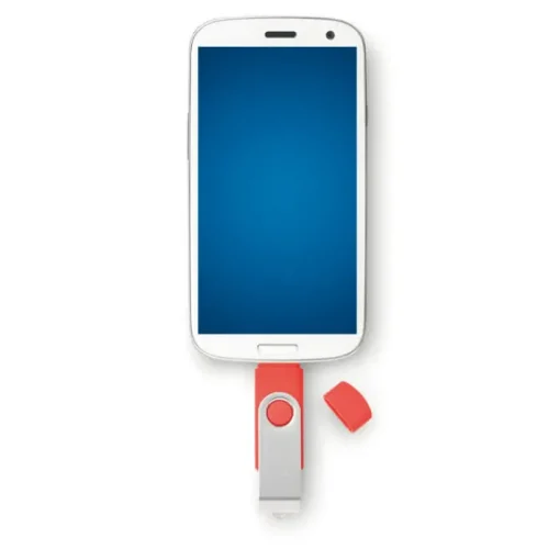 Gift Campaign Pendrive 2.0 con connessione per cellulare OTG Techmate OTG> Chiavette Usb Economiche