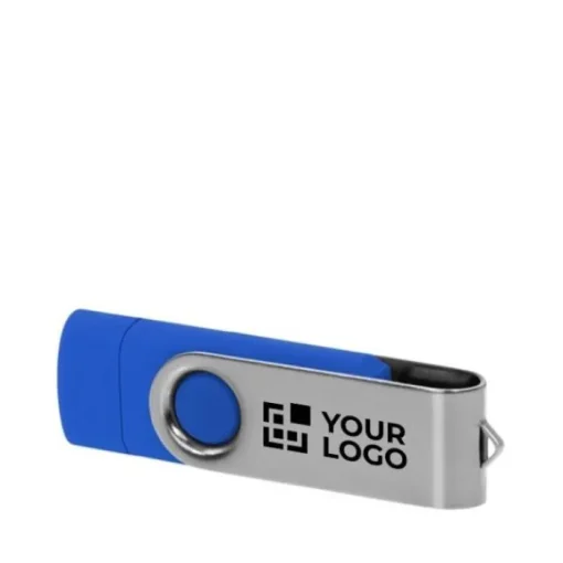 Gift Campaign Pendrive personalizzata con connessione tipo C Techmate OTG-C> Chiavette Usb Economiche