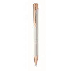 Gift Campaign Penna a scatto in alluminio riciclato dettagli oro rosa inchiostro blu></noscript> Penne In Metallo