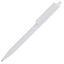 Gift Campaign Penna a scatto in plastica bianca con clip colorata e inchiostro blu></noscript> Penne Di Plastica