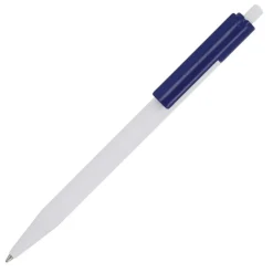 Gift Campaign Penna a scatto in plastica bianca con clip colorata e inchiostro blu></noscript> Penne Di Plastica