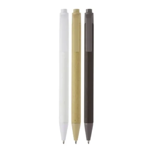 Gift Campaign Penna a sfera aziendale in carta crush e PLA con inchiostro nero> Penne Ecologiche