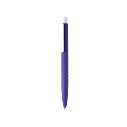 Gift Campaign Penna a sfera bianca e corpo colorato inchiostro blu X3 Soft Colors> Penne Di Plastica