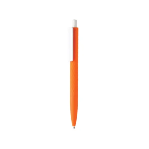 Gift Campaign Penna a sfera bianca e corpo colorato inchiostro blu X3 Soft Colors> Penne Di Plastica